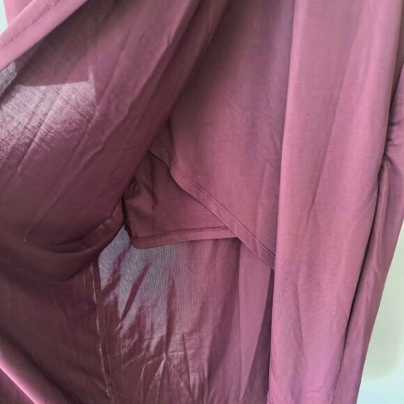 Marciano Burgundy Long Sleeve Midi Dress (XS) - Picture 4 of 8